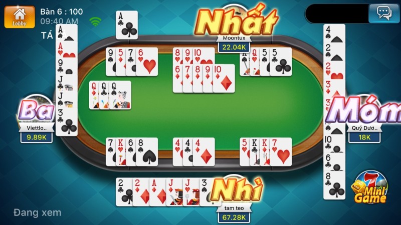 Phỏm đỉnh cao tại Blue88